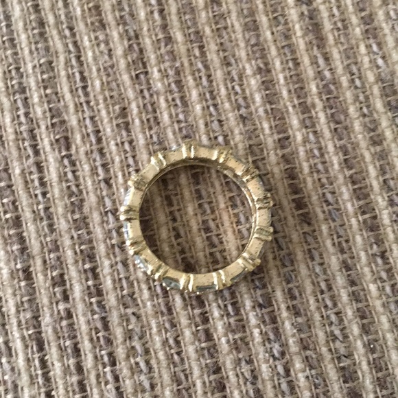 CZ and gold plated ring - Picture 5 of 5